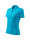 Ladies polo shirt cotton heavy 216 turquoise Adler Malfini