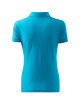 Damen-Poloshirt Baumwolle Heavy 216 Türkis Adler Malfini