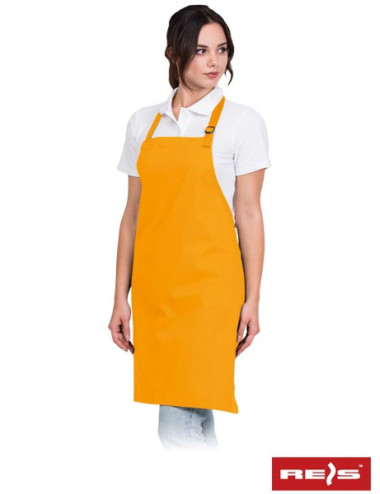 "Reis Yellow Apron - Durable, Adjustable, Washable - Customize with Y