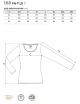 2Damen T-Shirt Fit-T LS 169 Dunkelgrau Melange Adler Malfini