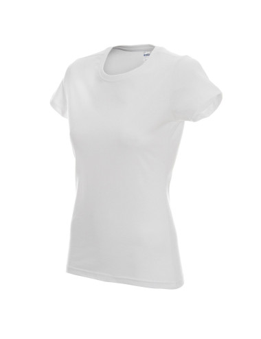 Ladies` heavy t-shirt heavy white with no tags Promostars