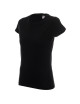 Promostars LADIES` HEAVY T-SHIRT Women`s BLACK WITHOUT LABELS logo embroidery