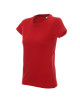 Promostars LADIES` HEAVY T-SHIRT Women`s RED logo print embroidery