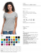 2Schweres Damen-T-Shirt hellgrau von Promostars