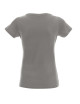 Promostars LADIES` HEAVY T-SHIRT Women`s LIGHT GRAY silkscreen embroidery