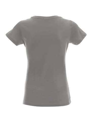 Ladies` heavy t-shirt light gray Promostars