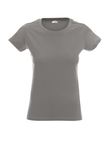 Schweres Damen-T-Shirt hellgrau von Promostars