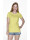 Damen schweres Damen-T-Shirt hellgelb Promostars