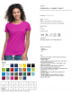 2Ladies` heavy t-shirt women`s pink Promostars