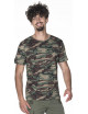 2Herren-Camouflage-T-Shirt, dunkles Camo, Promostars/Crimson CUT