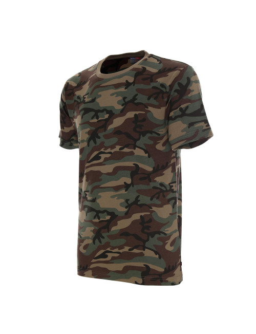 Promostars CAMO Men`s T-SHIRT DARK CAMO printed embroidery logo screen printing