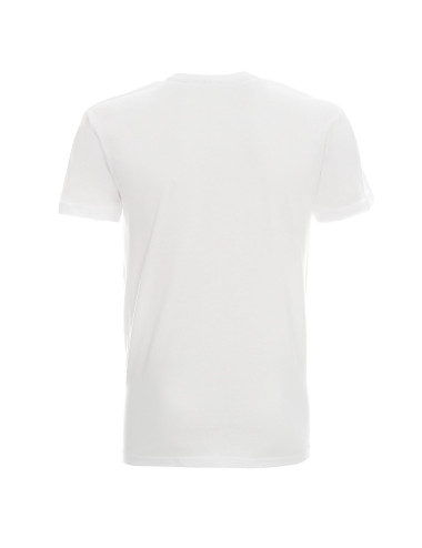 V-neck koszulka męska biały Promostars