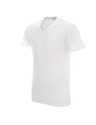 V-neck t-shirt white Promostars