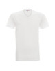 2Herren-T-Shirt mit V-Ausschnitt, weiß, Promostars