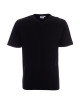 Promostars V-NECK Herren T-SHIRT SCHWARZ Aufdruck, Stickerei, Logo, Siebdruck