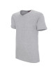 2V-neck t-shirt light gray melange Promostars
