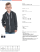 HOODY KID BLUZA Dziecięca CIEMNY SZARY MELANŻ nadruk haft sitodruk