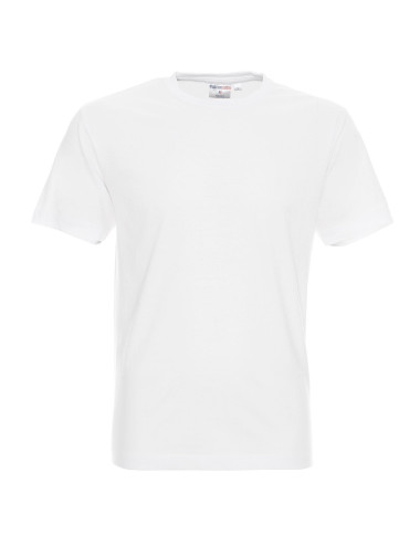 Schweres Herren-T-Shirt 170 weiß ohne Promostars-Tag