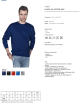 GEFFER Herren SWEATSHIRT 600 NAVY BLUE DTG-Druck, Stickerei, Siebdruck, Firmenlogos