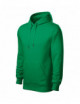 2Men`s hoodie cape 413 grass green Adler Malfini