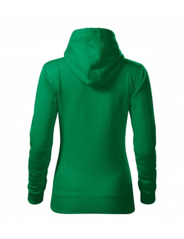 Women`s sweatshirt cape 414 grass green Adler Malfini