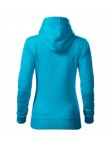 Women`s sweatshirt cape 414 turquoise Adler Malfini
