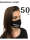 Protective mask Cotton advertising masks 50 pieces profiled with logo print