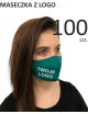 2Schutzmaske Werbe-Baumwollmasken, 100 Stück, profiliert mit Logodruck