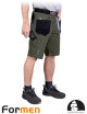 Taillenlange Schutzhose – kurz lh-fmn-ts kbs khaki-schwarz-grau Leber&amp;hollman