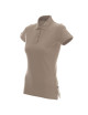 Promostars POLO Damen LADIES` COTTON BEIGE Stickdruck, Siebdruck-Logo