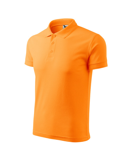 Herren Poloshirt Piqué Polo 203 Mandarine Adler Malfini