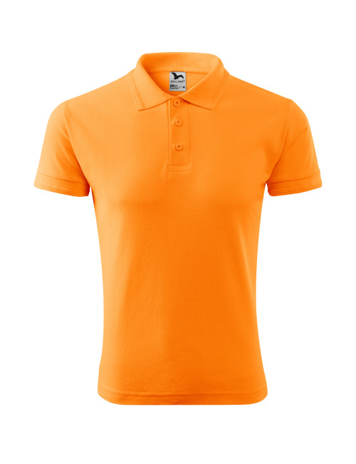 Herren Poloshirt Piqué Polo 203 Mandarine Adler Malfini