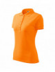 Ladies polo shirt pique polo 210 tangerine Adler Malfini