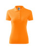 Damen Poloshirt Piqué Polo 210 Mandarine Adler Malfini