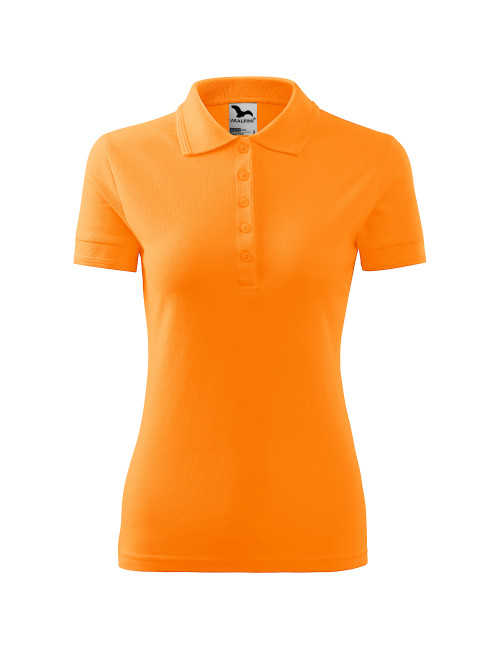 Damen Poloshirt Piqué Polo 210 Mandarine Adler Malfini
