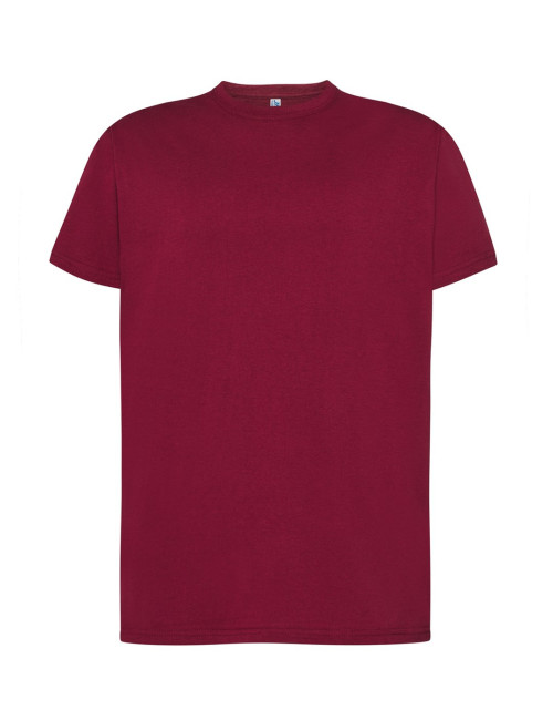 Herren Tsra 190 Premium T-Shirt Burgund Jhk