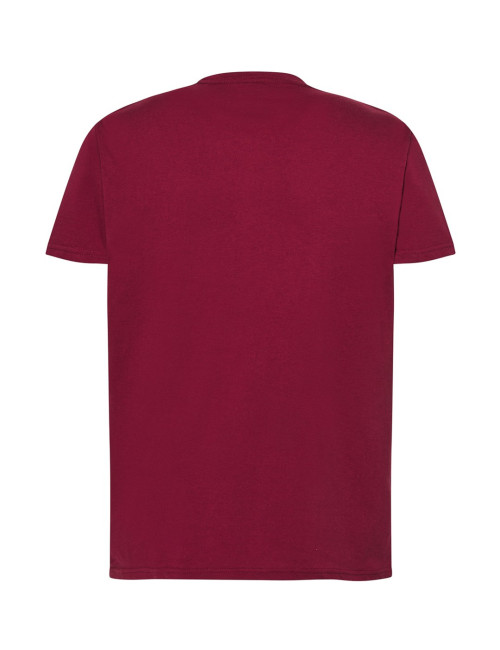 Men`s t-shirt tsra 190 premium burgundy Jhk