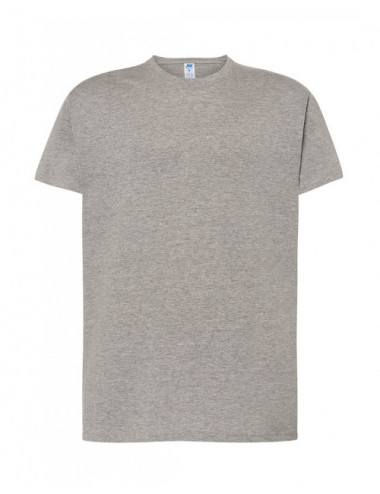 Men`s t-shirt tsra 190 premium gray melange Jhk