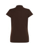 Women`s polo shirts popl 200 chocolate Jhk