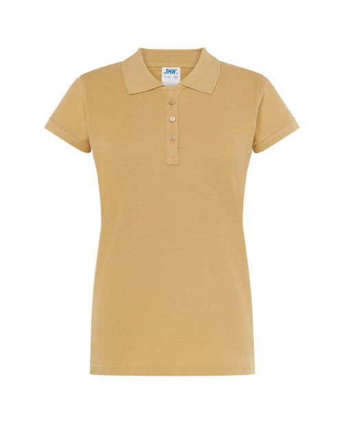 Women`s polo shirts popl 200 piasek Jhk
