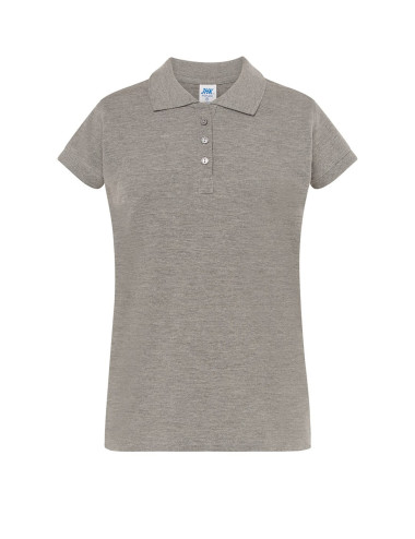 Women`s polo shirts popl 200 gray melange Jhk