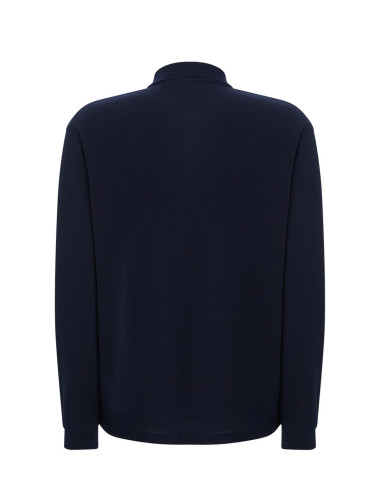 Herren Langarm-Poloshirt POLO PORA 210 LS marineblau Jhk