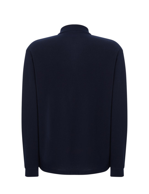 Herren Langarm-Poloshirt POLO PORA 210 LS marineblau Jhk