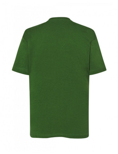 Koszulka dziecięca tsrk 150 regular kid butelkowa zieleń Jhk
