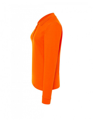 Langarm-Poloshirt POPL 200 LS orange Jhk
