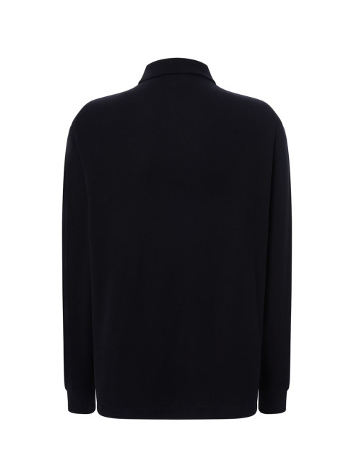 Koszulka Polo Męska z Długim Rękawem POLO PORA 210 LS czarna Jhk