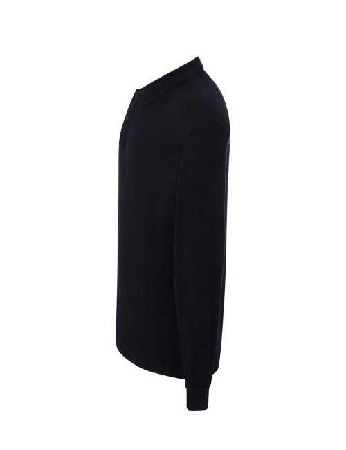 Herren Langarm-Poloshirt POLO PORA 210 LS schwarz Jhk