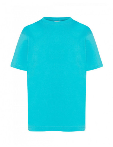 Children`s t-shirt tsrk 150 regular kid turquoise Jhk