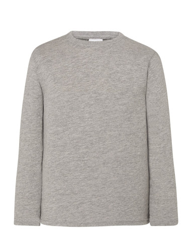 Kinder-T-Shirt Tsrk 150 ls Kinder-T-Shirt grau meliert Jhk Jhk