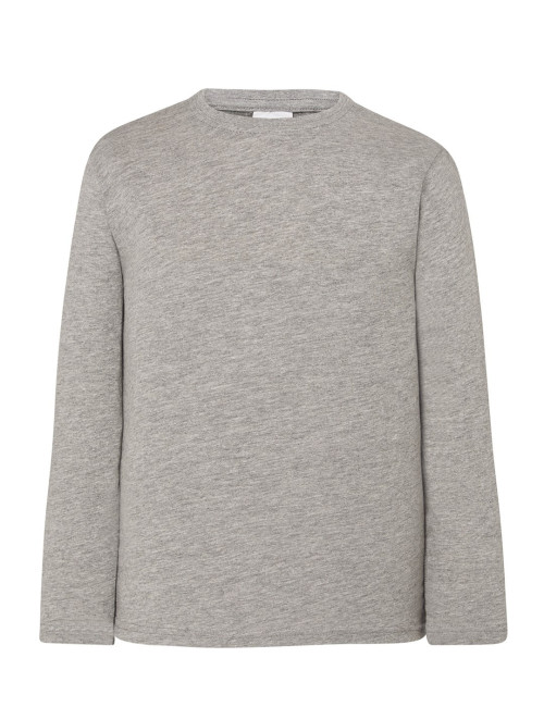 Kinder-T-Shirt Tsrk 150 ls Kinder-T-Shirt grau meliert Jhk Jhk